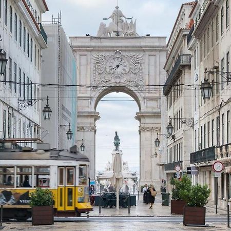 Quarto Com Varanda Na Rua Dos Douradores Lisboa Exteriör bild