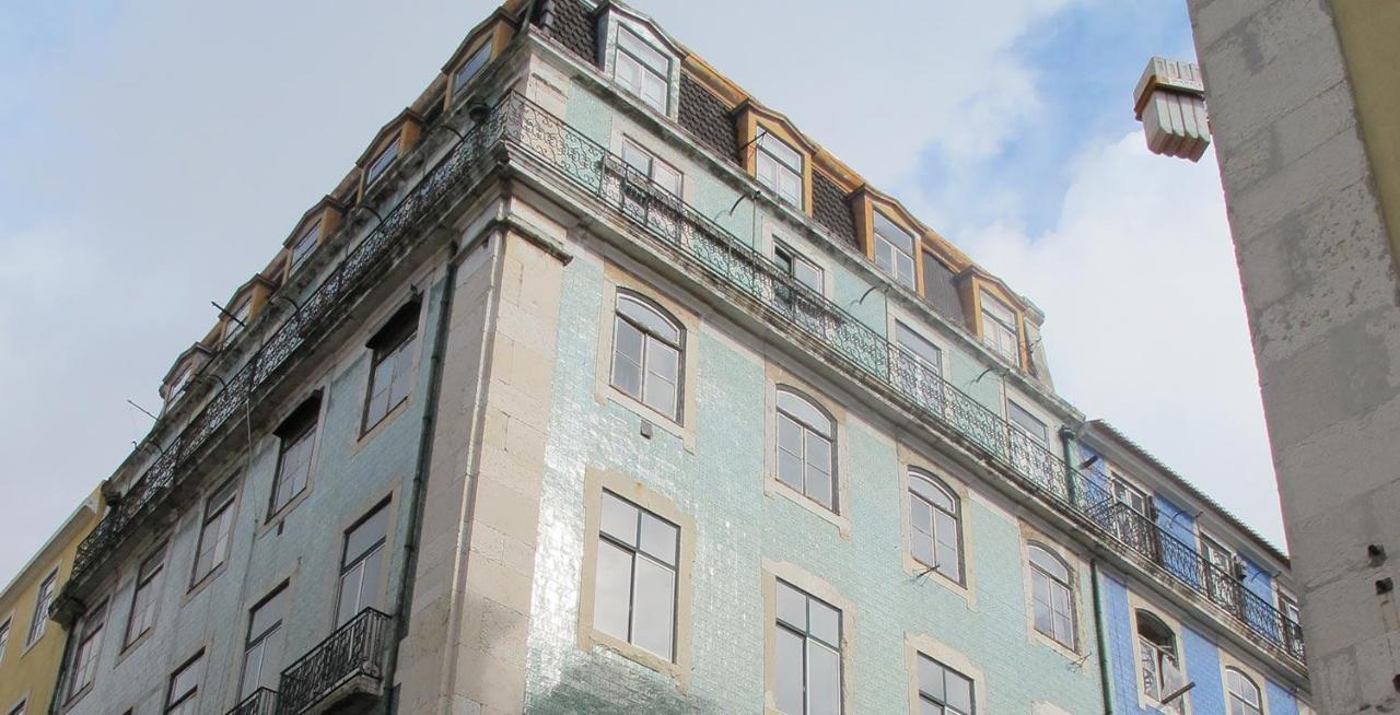 Quarto Com Varanda Na Rua Dos Douradores Lisboa Exteriör bild